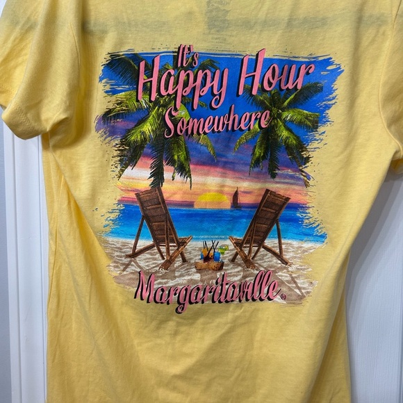 Margaritaville Yellow T-Shirt, Size Medium, NWT (New with Tags) - Picture 2 of 3